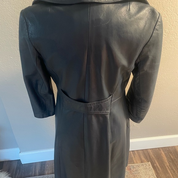 Vintage 24 K Leather Coat by dan di modes - Picture 7 of 14